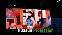 Huasun P7 foldable LED curtain for stage drop,tenda a LED good for rental