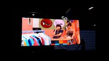 Huasun P9 flexible light weight and thin LED display,Parete video a LED