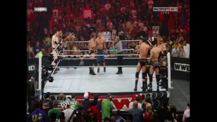 John Cena & Sheamus & Randy Orton & Chris Jericho & Edge vs The Nexus 12-7-2015