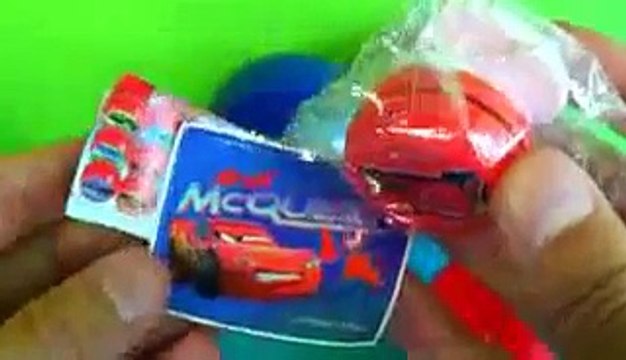 MARVEL Spider Man egg surprise Disney PIXAR Cars surprise egg SEGA SONIC egg surprise