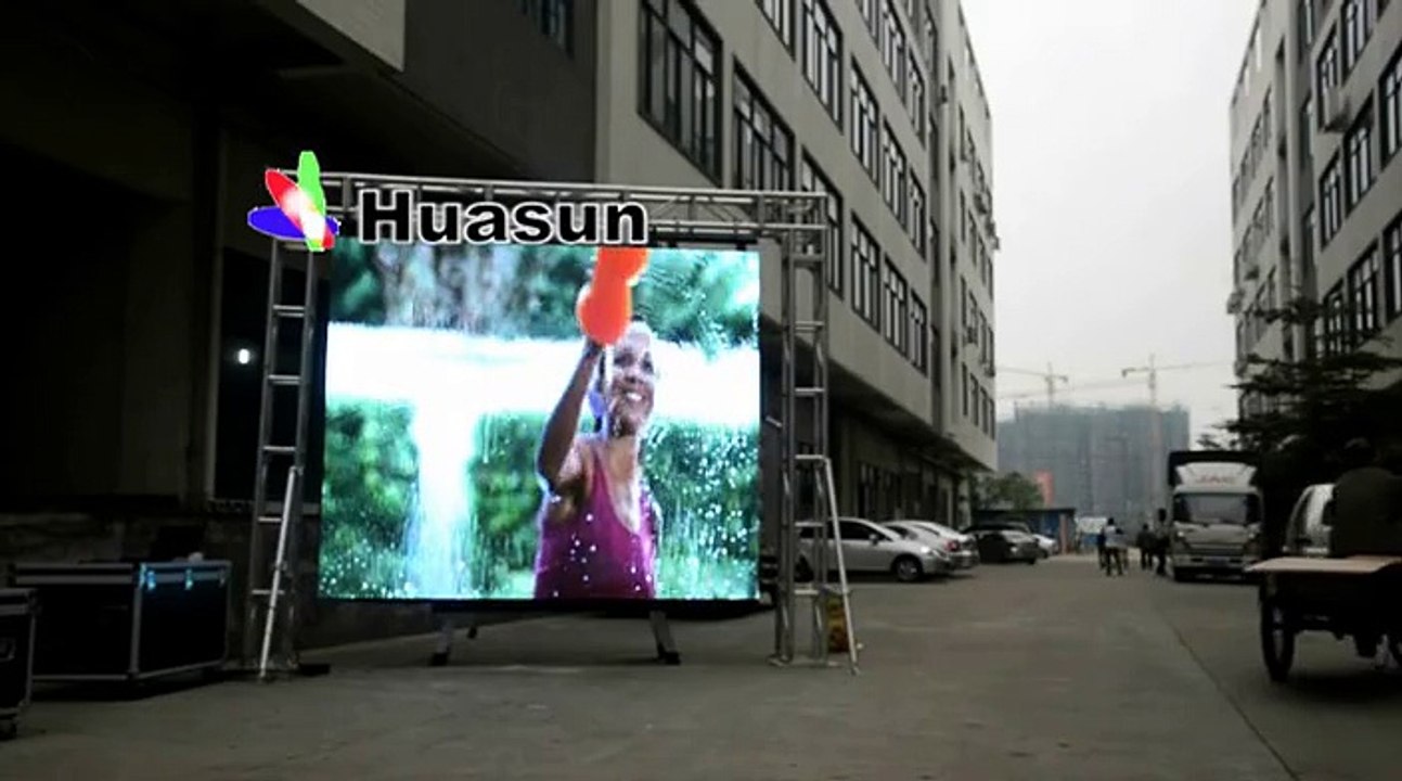 P16 working in bright sunshine,soft LED curtain Affitto schermo LED