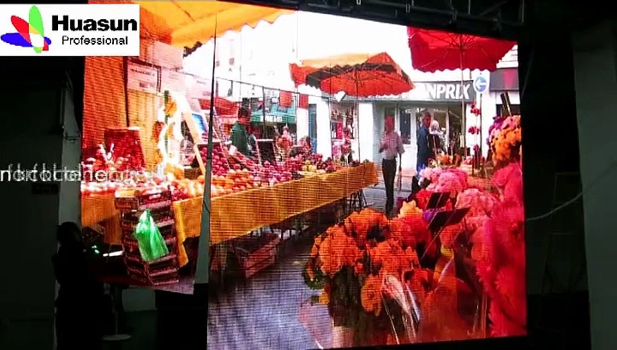 Magnet connection show for flexible LED display,LED GORDIJN good for rental