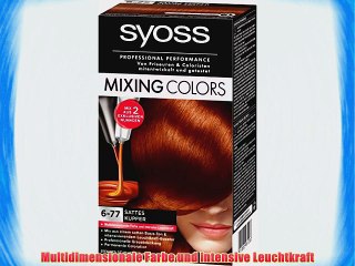 Syoss Mixing Colors 6-77 Sattes Kupfer 3er Pack (3 x 135 ml)