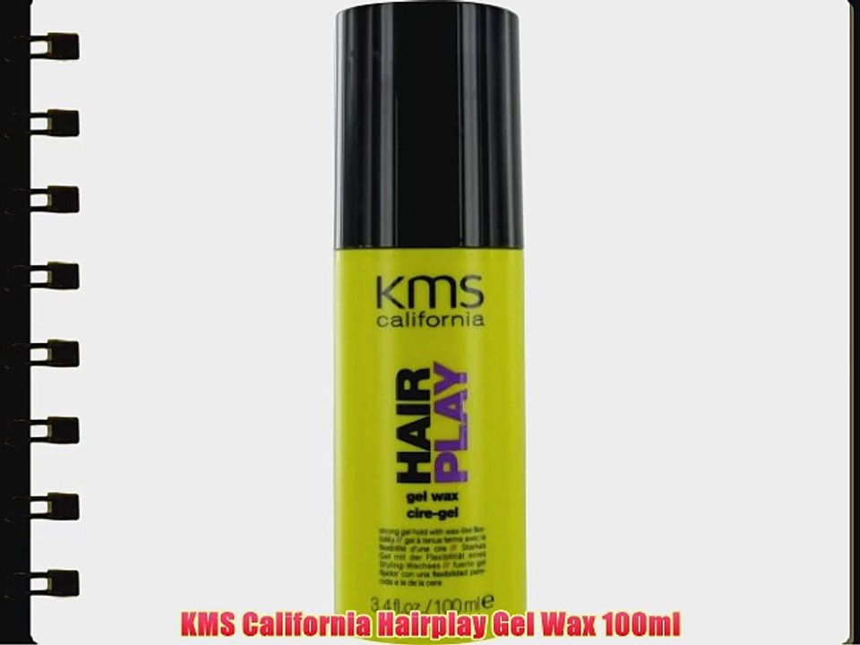 KMS California Hairplay Gel Wax 100ml