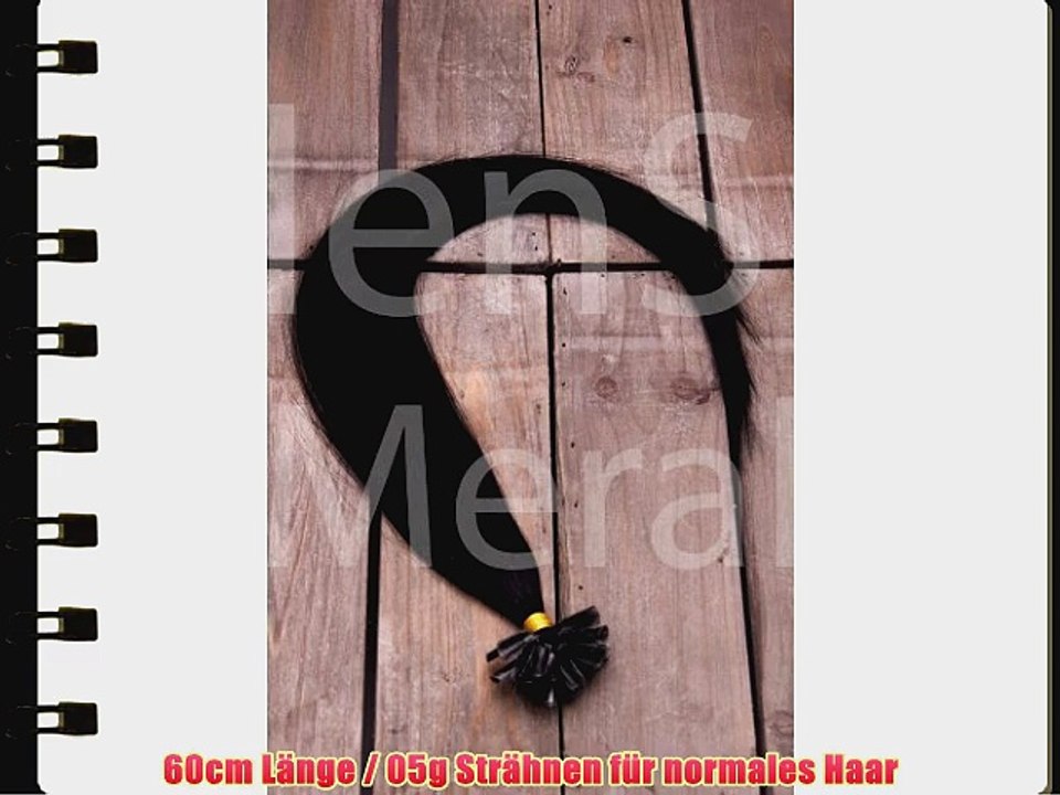 50 Remy Echthaar Extensions Haarverl?ngerung Keratinbondings 60cm - Viele Farben und gratis