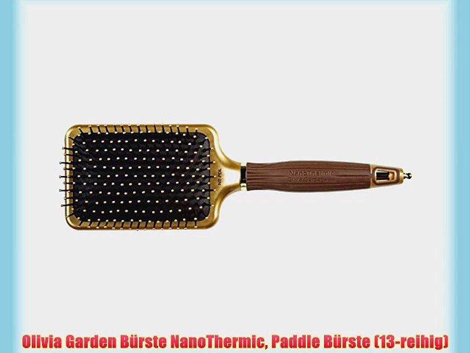 Olivia Garden B?rste NanoThermic Paddle B?rste (13-reihig)