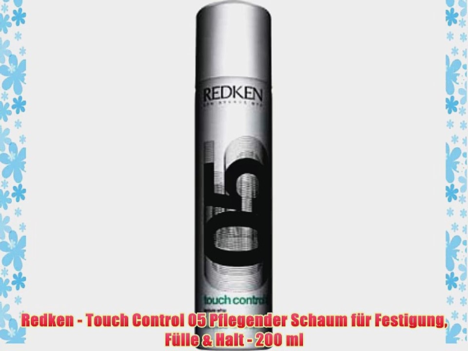 Redken - Touch Control 05 Pflegender Schaum f?r Festigung F?lle