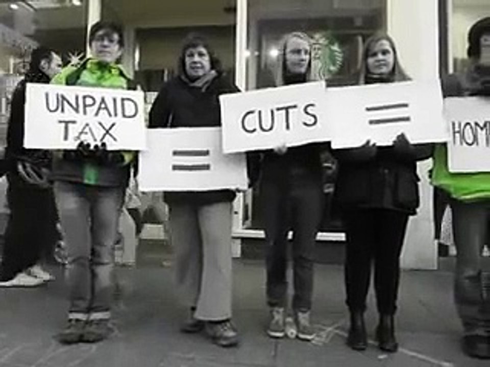UK Uncut - Starbucks Protest