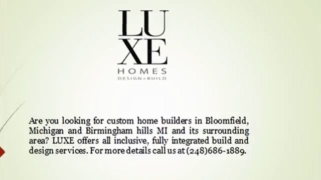 Luxury Custom Home Builders In Michigan