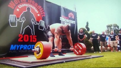 Eddie Hall - 463kg deadlift - Dünya Rekoru