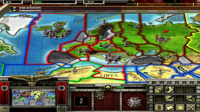 Let's Play Axis & Allies 2004 WWII Mode Germany Redux
