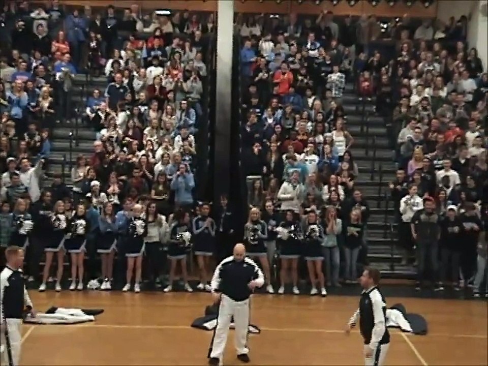 BLAINE HIGH SCHOOL SNODAZE PEP FEST 2011 teacher dance