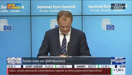 Edition spéciale Grèce: Discours de François Hollande à Bruxelles