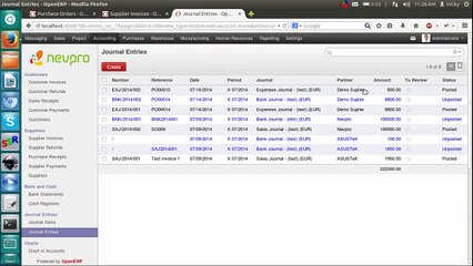 (Odoo) OpenERP V7.0 Accounting