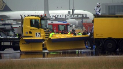 Protest on runway at Heathrow Airport
