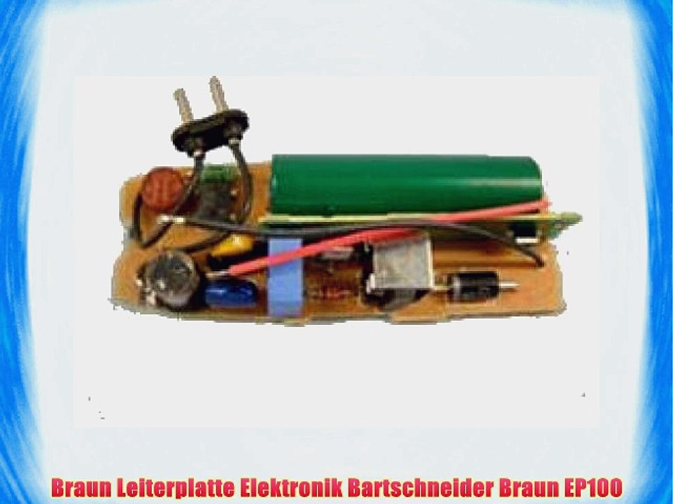 Braun Leiterplatte Elektronik Bartschneider Braun EP100