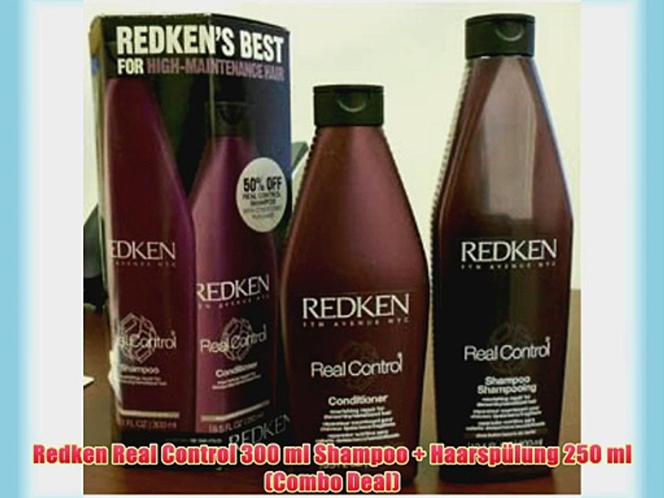 Redken Real Control 300 ml Shampoo   Haarsp?lung 250 ml (Combo Deal)