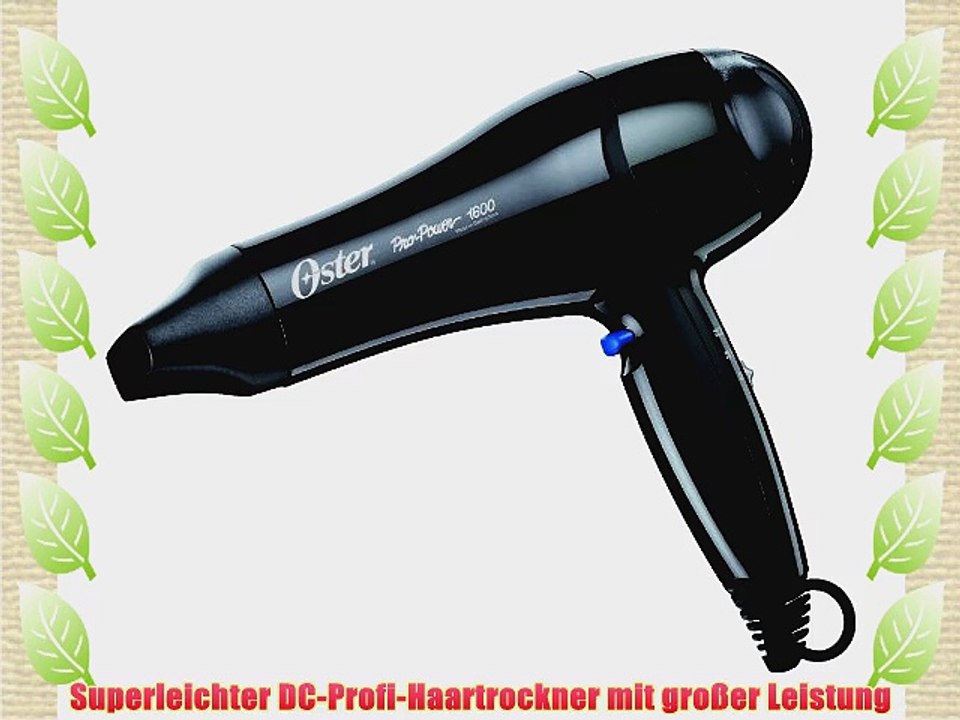 Oster Pro Power 1600 Profi-Haartrockner Typ 561-06 Schwarz