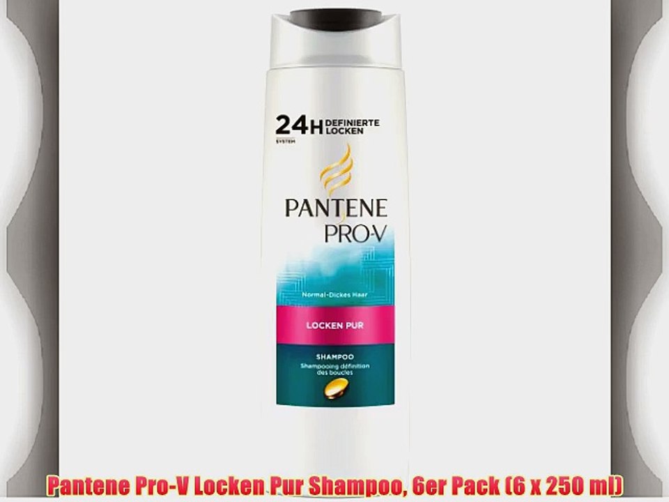 Pantene Pro-V Locken Pur Shampoo 6er Pack (6 x 250 ml)