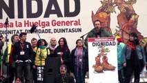 Intervención de Antonio Baena  por la Columna Andalucía de las Marchas Dignidad