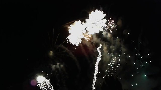 FINAL du feu d'artifice Méru (Oise) 12 juillet 2015