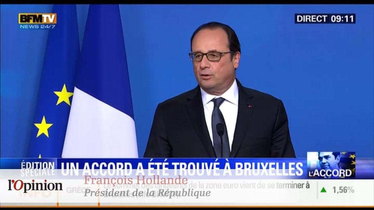 Grèce : quand François Hollande s'érige en sauveur