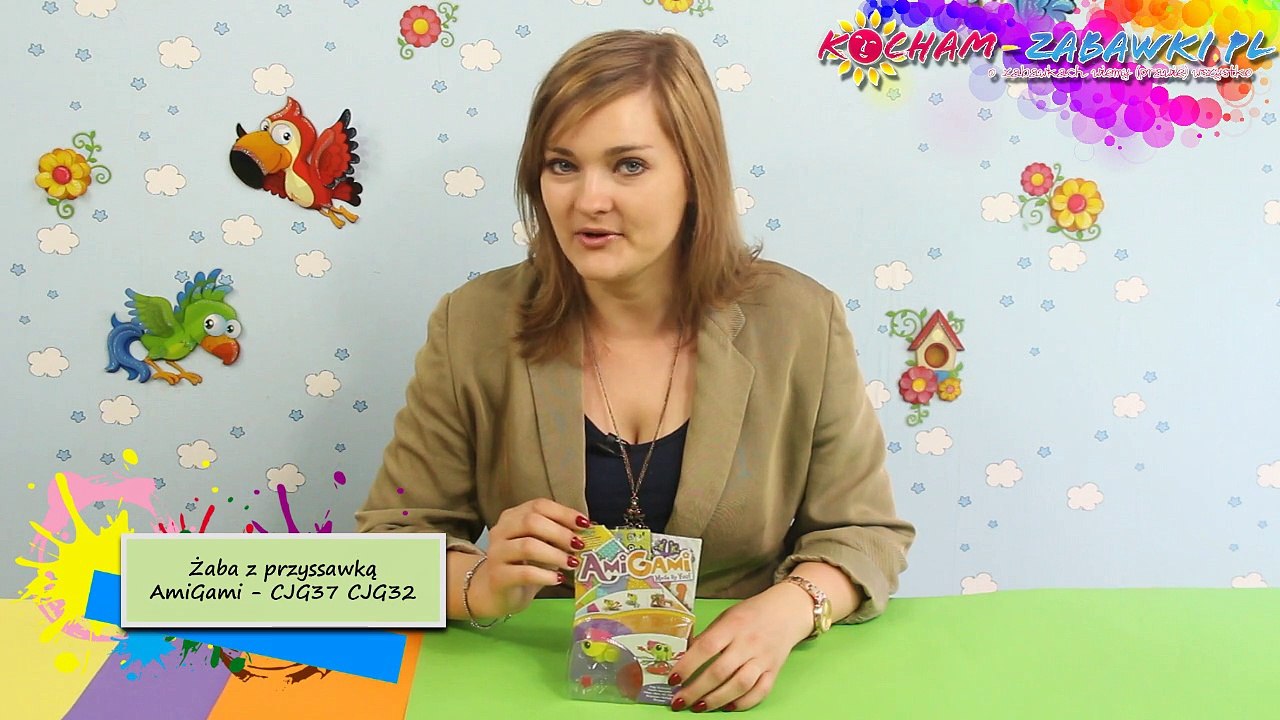 Succer Frog / Przyssawka Żaba - AmiGami - CJG37 CJG32 - Recenzja