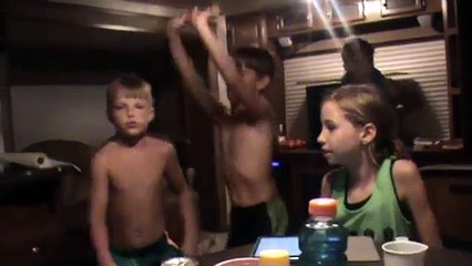 Kids singing "Fancy" on Camping Trip