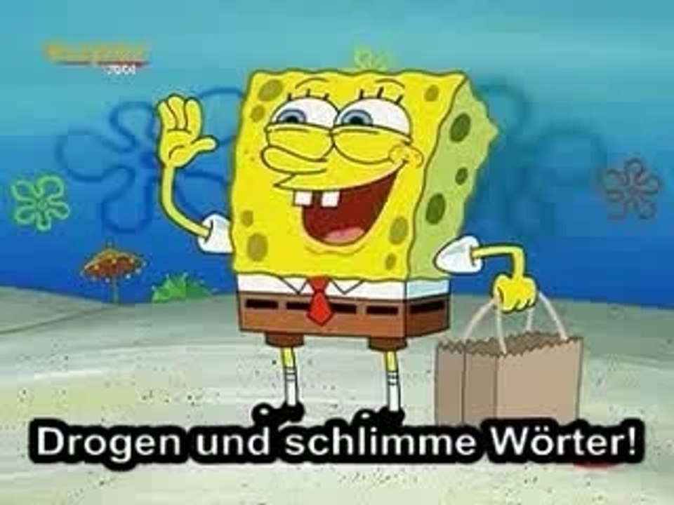 Spongebob-Sinnlos im Meer