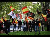 Falangistas y patriotas el 12 de octubre de 2012 en Bilbao