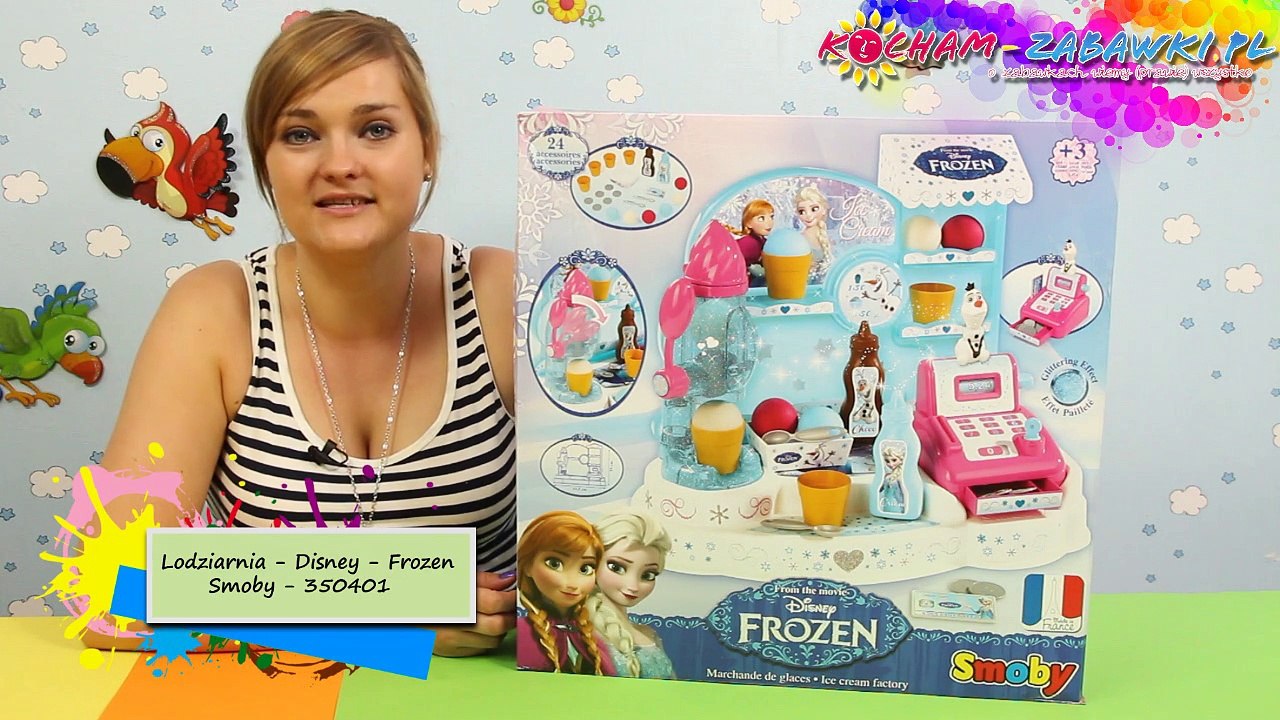 Ice Cream Factory / Lodziarnia - Disney Frozen - Smoby - 350401 - Recenzja