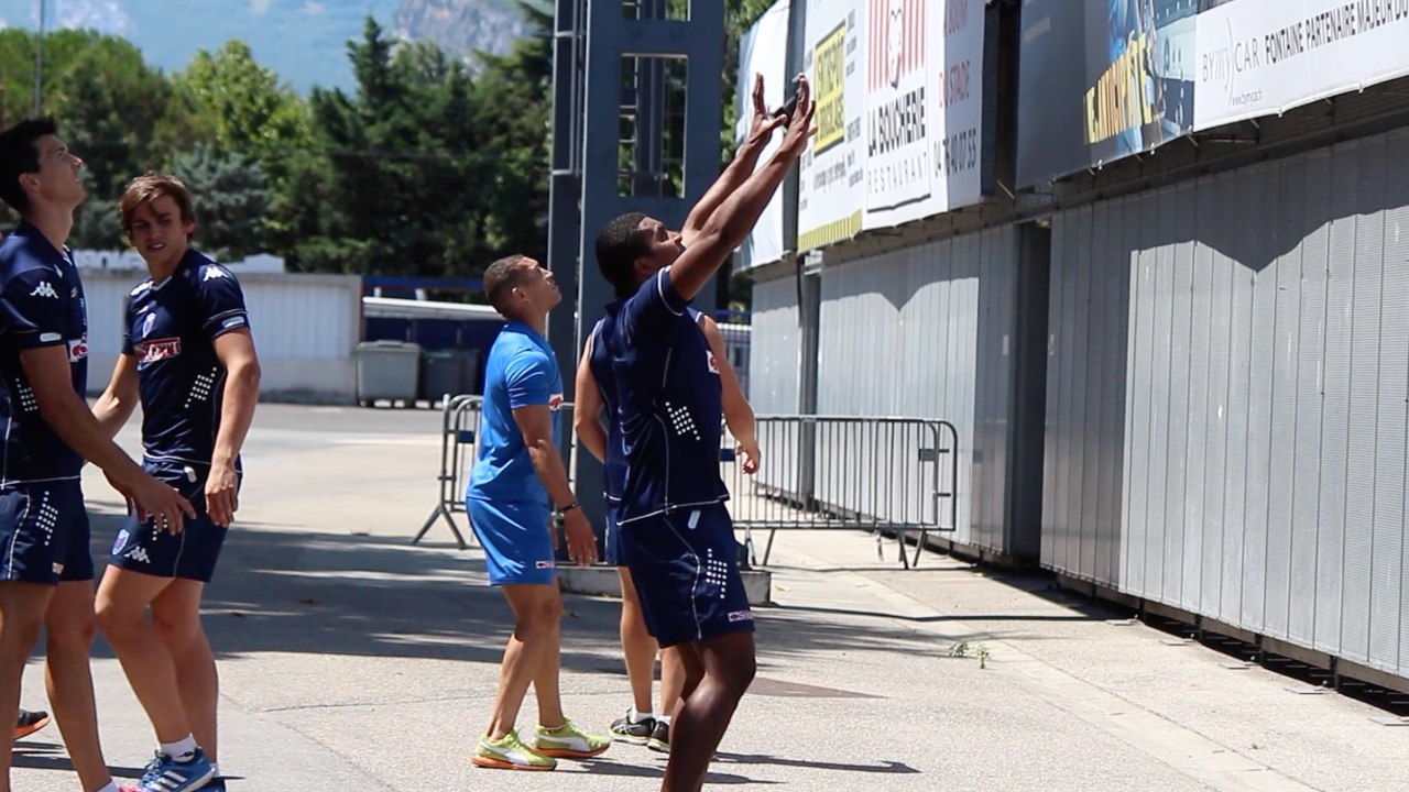 Différents exercices réalisés à l'entrainement