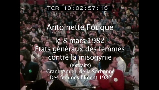 Antoinette Fouque sur l'indépendance politique des femmes