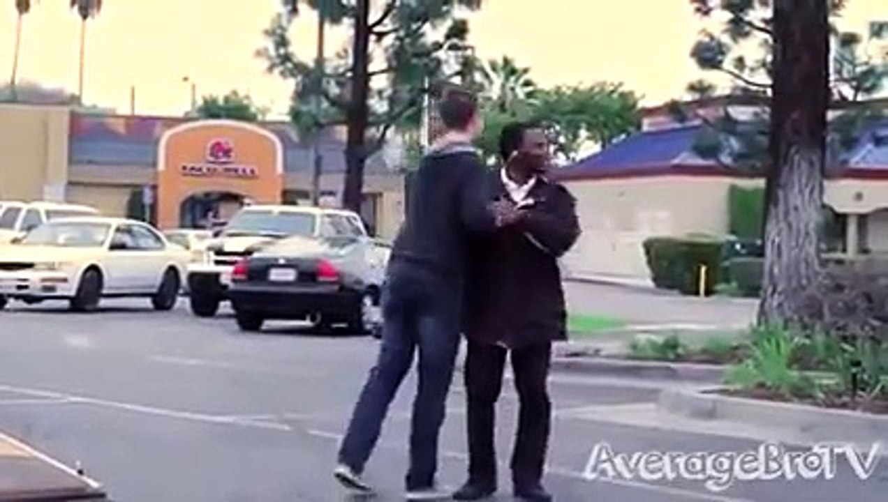 Dinosaur in the hood prank