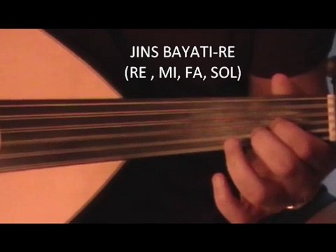 Learn Maqam Bayati on Oud تعلم مقام البياتي على العود