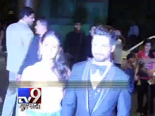 Shahid-Mira arrive hand in hand at their reception - Tv9 Gujarati