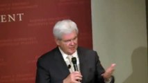 Newt Gingrich Faces The People's Mic