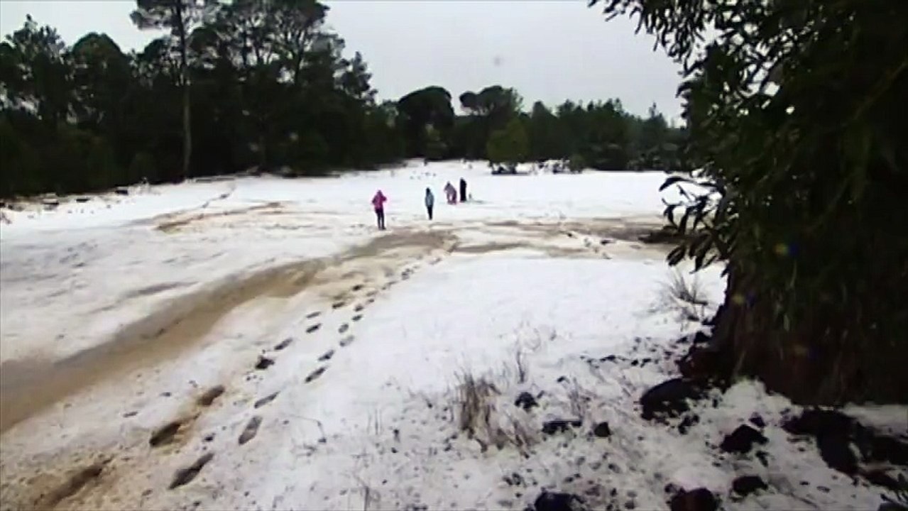 Une partie de l'Australie sous la neige