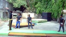 Tiger Shroff Performs Live Stunts In Mumbai