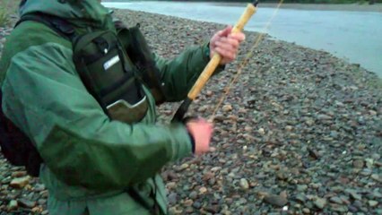 Johhny Holmen kjører storlaks i Altaelva august 2011.MP4