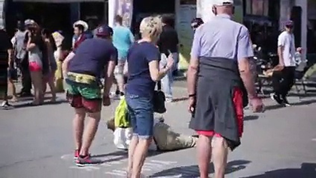 Crazy old man prank