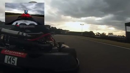 Séance de karting de Fernando Alonso (Daytona Sandown Park)