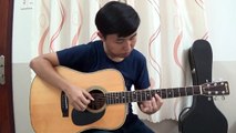 (Utada Hikaru) - First love - Fingerstyle Guitar Cover by Tran Quoc Huy