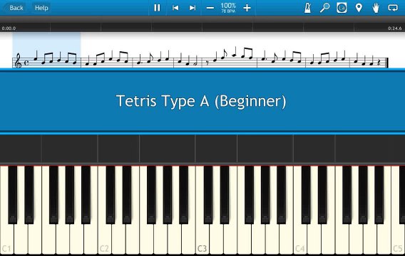 Tetris Theme BEGINNER [Piano Tutorial] (Synthesia)