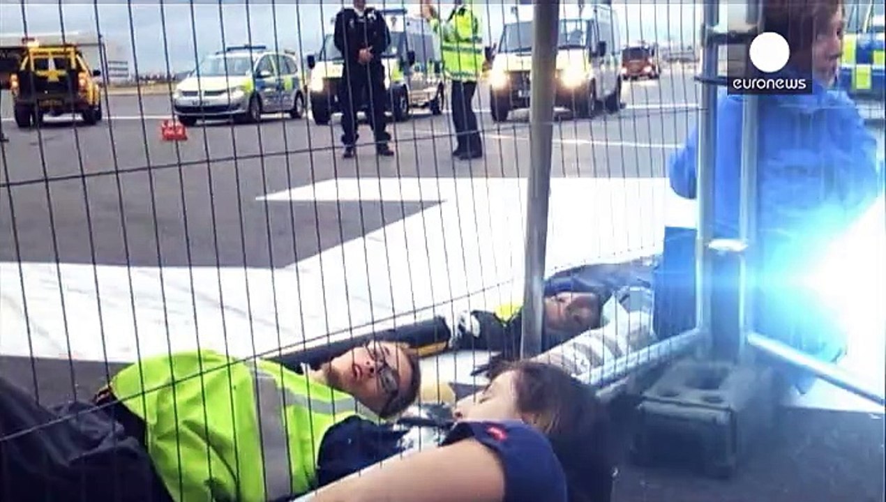 Umweltschützer legen Flugverkehr in London-Heathrow lahm