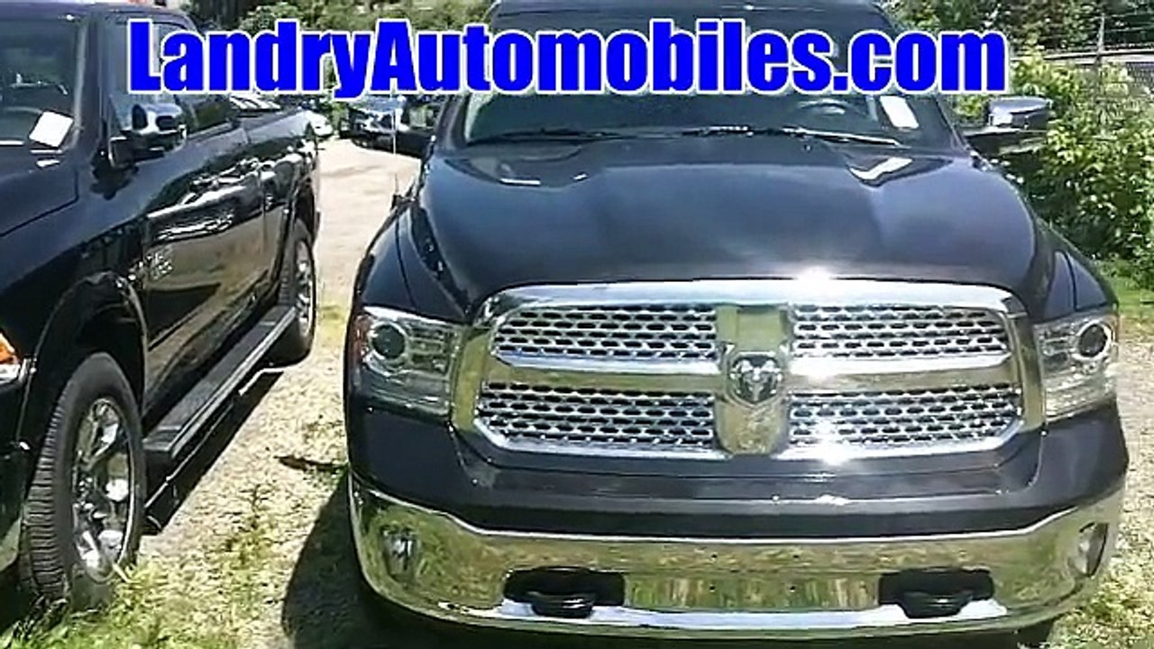 2015 Ram 1500 Laramie Quad EcoDiesel noir neuf à vendre