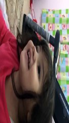 Girl recites Surah Al-Nas