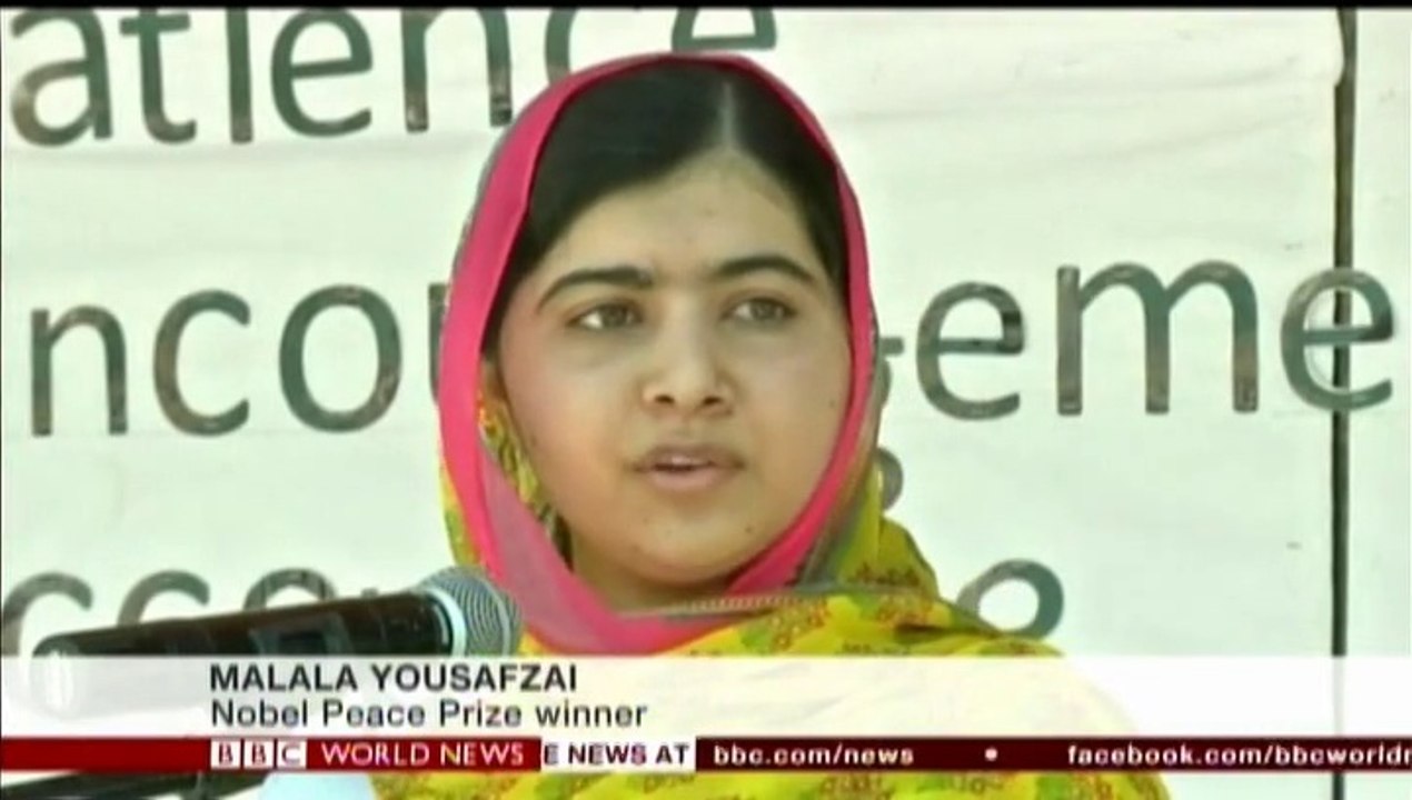BBC マララさん 18歳の誕生日 - シリア移民のために女学校を設立
