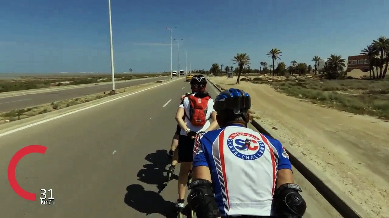 Skaten auf Djerba - Rückenwind!