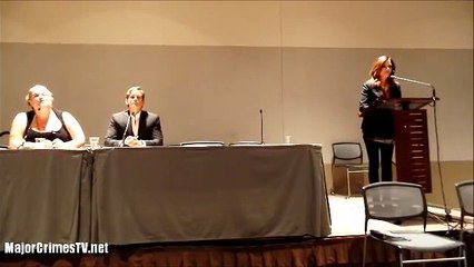 Major Crimes at Phoenix Comicon - Mary McDonnell - Phillip Keene - Stacey K. Black